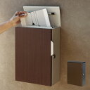 完成品 郵便受け 壁掛け 郵便ポスト 鍵付き メールボックス A4サイズ 大型 壁掛けポスト 一戸建て用 玄関 屋外 家庭用 ポスト 壁付け 不在受取 コンパク...