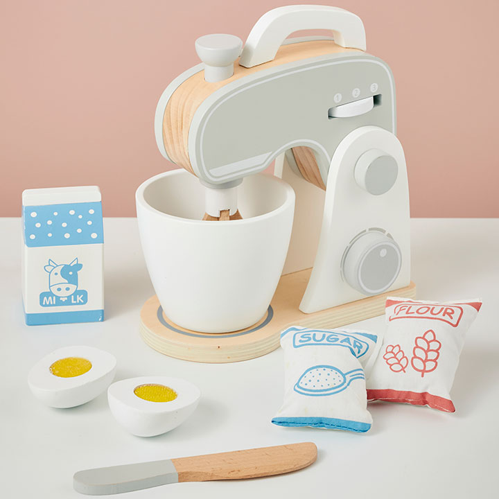 【ポイント9倍!今晩20時開始】【完成品/CEマーク付き】ペストリーミキサー Sugar(シュガー) 8点セット おままごと ままごとセット おままごとセット ...