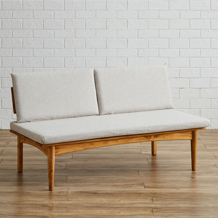 【ポイント7倍！今晩20時開始】完成品 ウッドソファ A602 Atelier(アトリエ) 4色対応 単品 幅140cm ダ..