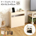 【本日最終P10倍!20時〜25:59決算sale】 ケーブルボックス 小 RTSB-H45 3色対応 収納ボックス 収納ケース ケーブル収納 電源タップ収納 ...