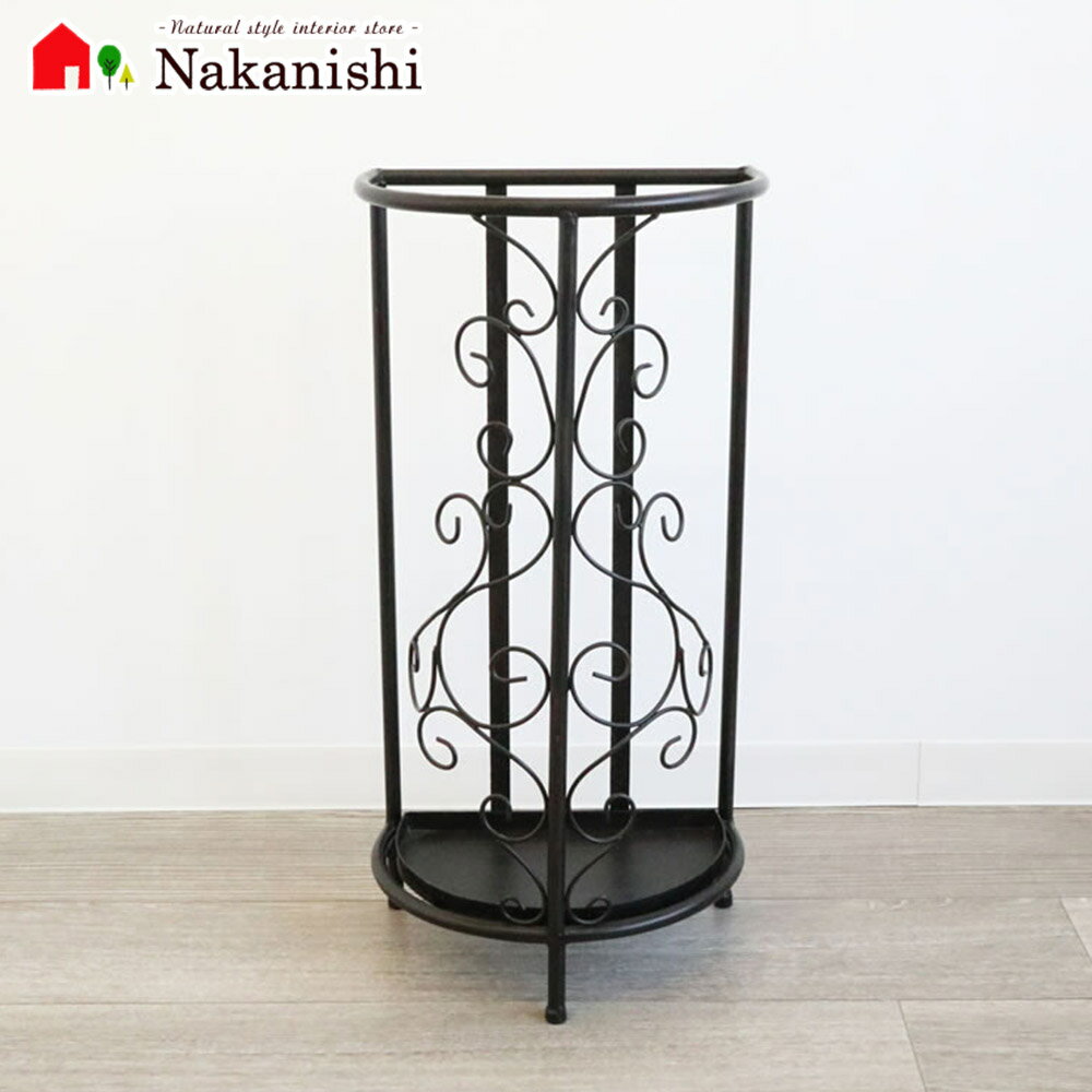 【アンティーク調 アイアン傘立て　1406KFM004】【かわ畑】