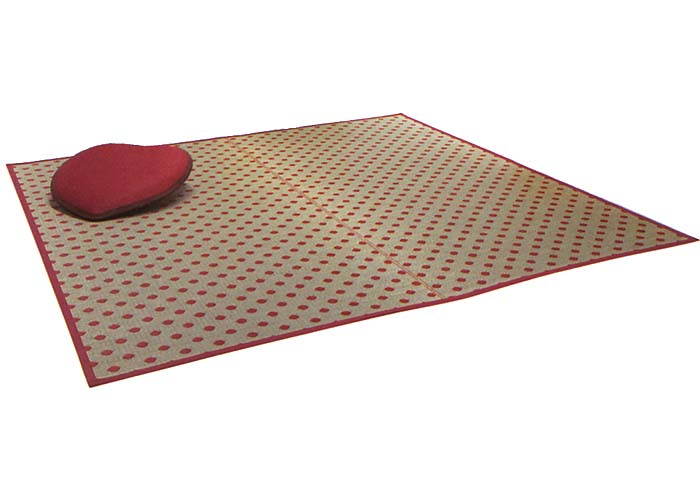 　子供用ラグ「ポルカ」（健康い草100％使用）（87×150）