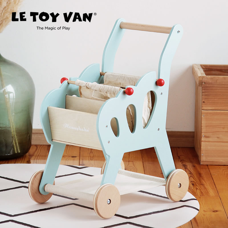 【期間限定値下げセール実施中！6/11 9:59まで】LE TOY VAN（ルトイヴァン）木のおもちゃ　ショッピングカート※キャンセル不可知育玩具 オモチャ 玩具 お買い物 ショッピング スーパー ギフト 贈り物 誕生 クリスマス プレゼント 知育玩具 かご