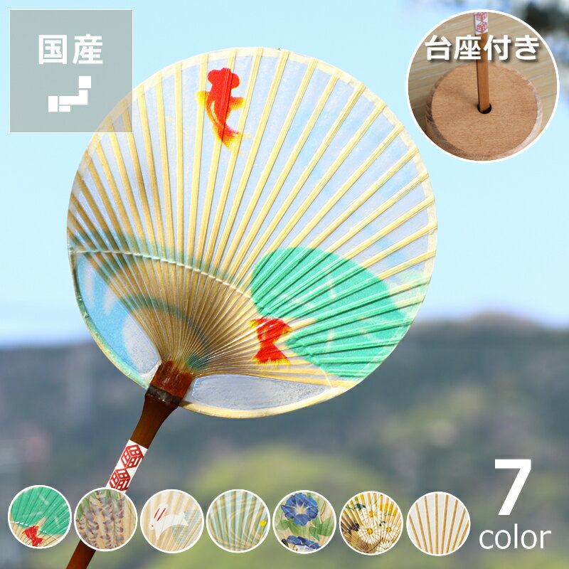 【5と0のつく日限定!最大5000円OFFクーポン配布中】カミノシゴト(家田紙工)水うちわ 小丸(1枚)台座付 クリスマス クリスマスプレゼント 氷水 涼しい ...