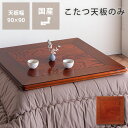 コタツ天板・こたつ天板単品正方形 90cm角木製(ケヤキ材)こたつ用天板 コタツ用天板 こたつ板 こたつテーブル テーブル天板 炬燵 火燵 取替え 取り替え 交...