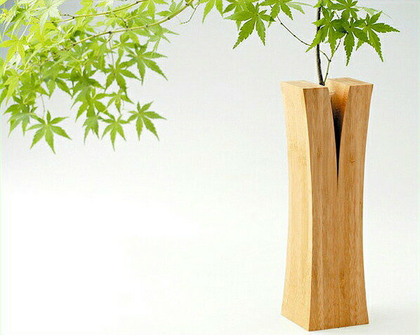 【5と0のつく日限定!最大5000円OFFクーポン配布中】竹の一輪挿し【LIN】【アジアン 和】 クリスマス クリスマスプレゼント 花瓶 花びん 花器 竹 フラ...