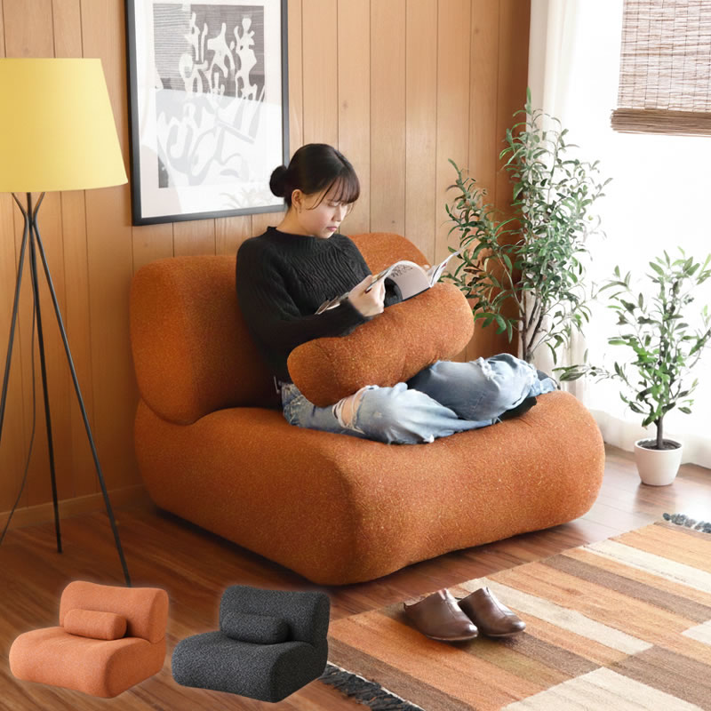 自由にレイアウトを楽しむ。北欧デザインのパーソナルソファ※キャンセル不可 ※代引き不可 ソファ 一人 ...