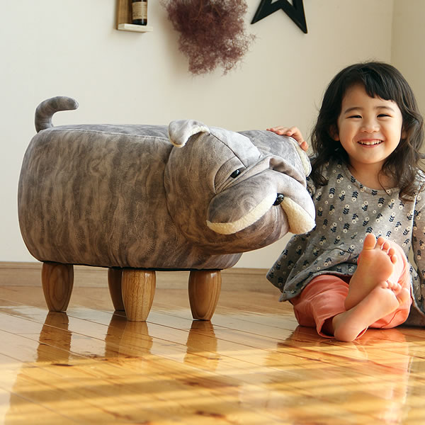 【5と0のつく日限定!最大5000円OFFクーポン配布中】動物スツール ブルドッグ 男の子 女の子 クリスマス クリスマスプレゼント 雑貨 ギフト 贈り物 子ど...