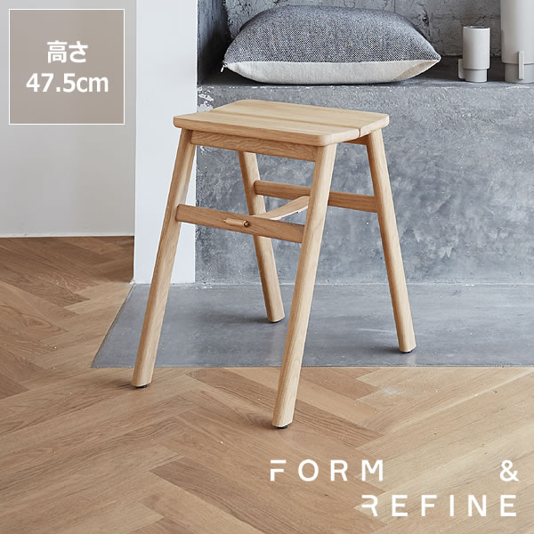 Form＆Refine（フォーム アンド リファイン）アングル　スツール　オーク※代引き不可