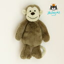 JELLYCAT（ジェリーキャット）Bashful Monkey Medium（バシュフル モンキー ミディアム）ぬいぐるみ 人形 サル さる 猿ヌイグルミ 動物 かわいい おしゃれ オシャレ 手洗い可能 ウォッシャブル ギフト 贈り物 プレゼント 上品 上質