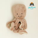 JELLYCAT（ジェリーキャット）Odell Octopus Little（オデル オクトパス リトル）ぬいぐるみ 人形 タコ たこクリスマス クリスマスプレゼント ヌイグルミ 海洋生物 かわいい おしゃれ オシャレ 手洗い可能 ウォッシャブル ギフト 贈り物 プレゼント 上品