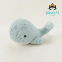 JELLYCAT（ジェリーキャット）Wavelly Whale Grey（ウェイブリー ホエール グレー）※代引き・後払い不可ぬいぐるみ 人形 クジラ くじら 鯨ヌイグルミ 海洋生物 かわいい おしゃれ オシャレ 手洗い可能 ウォッシャブル ギフト 贈り物 プレゼント 上品