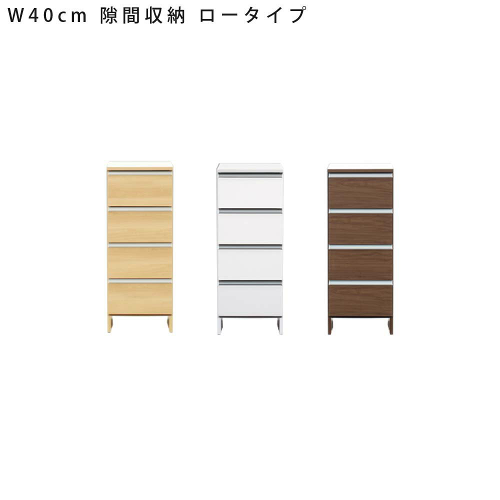 隙間収納　ポケット　ロータイプ　W40