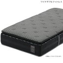 マットレス ワイドダブルサイズ 厚さ34cm ポケットコイル 単品 寝具 ワイドダブル 34cm 並行配列 防ダニ 抗菌 防臭 機能性中綿 ニット生地 サポート 眠活 マットレスのみ ベッドマット 7.5巻 ブラック(3)