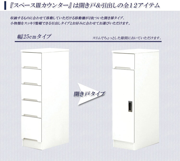キッチン収納 すき間収納 幅25cm スリム キッチンボード 完成品 食器棚 隙間収納 ...