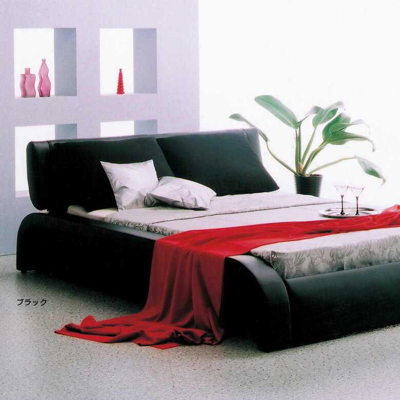 商品について ■商品の特徴 高級感あるワイドなダブルベッド。 シックなブラックのPVCはお手入れしやすく デザイン性が高いベッドです。 ワンランク上のラグジュアリーなお部屋に演出してくれます。 ■サイズ 幅173cm×奥行236cm×高さ7...