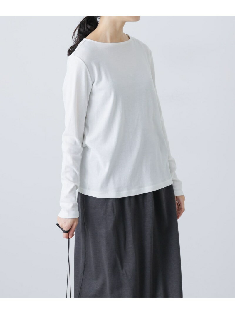 ハイツイストコットンボートカットソー かぐれ カグレ トップス カットソー・Tシャツ ブラック ホワイト グリーン【送料無料】[Rakuten Fashion]