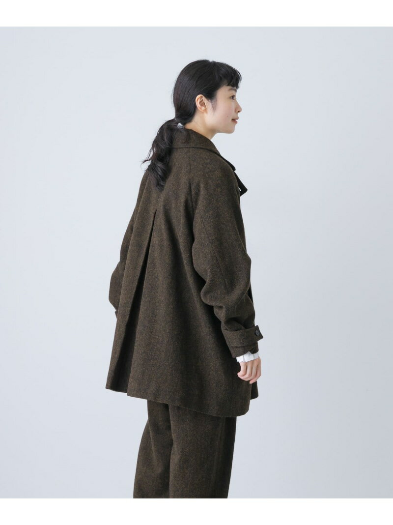 Wool short coat かぐれ カグレ ジャケット・アウター その他のジャケット・アウター ブラウン ベージ..