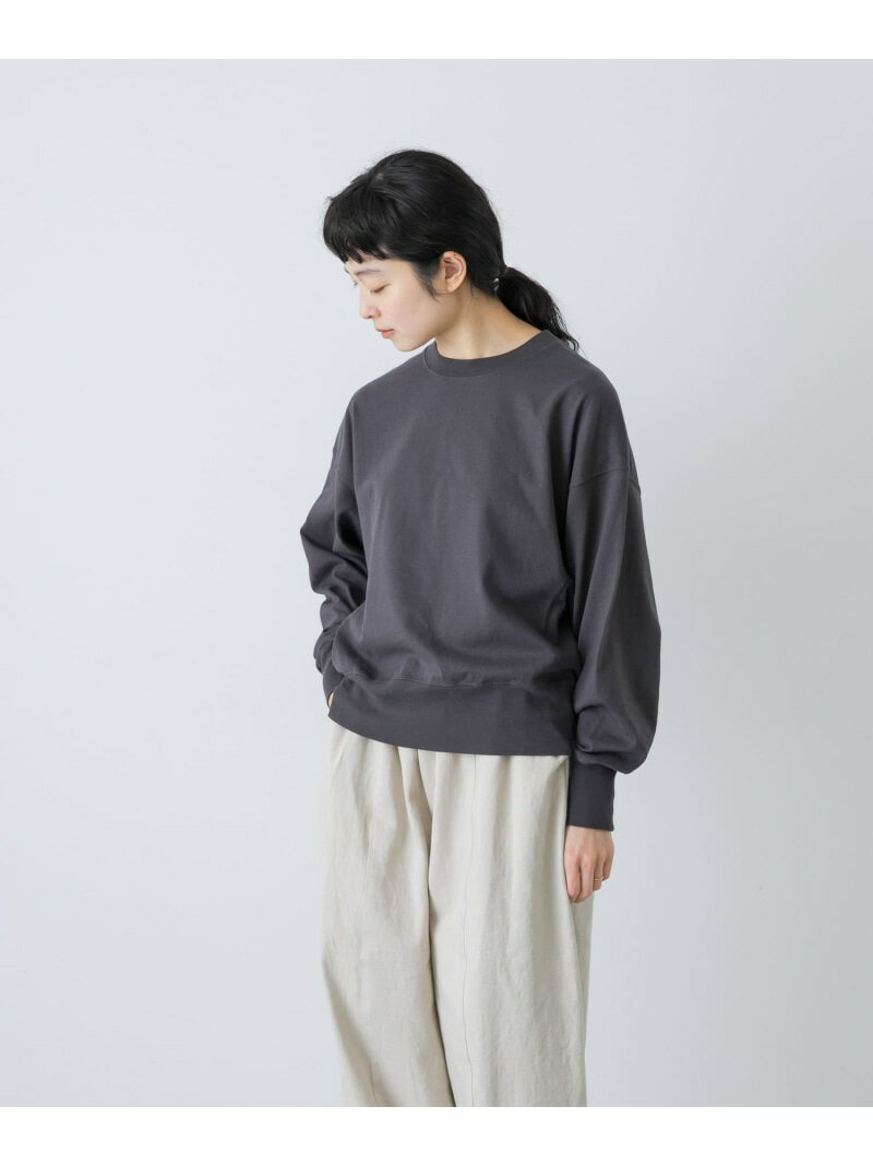 オープンエンドクルーネックプルオーバー かぐれ カグレ トップス カットソー・Tシャツ グレー【送料無料】[Rakuten Fashion]