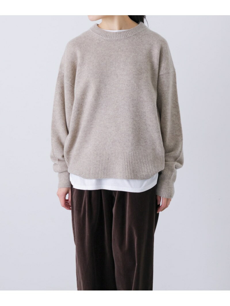 ハミルトンクルーネックニット かぐれ カグレ トップス ニット レッド グリーン【送料無料】[Rakuten Fashion]