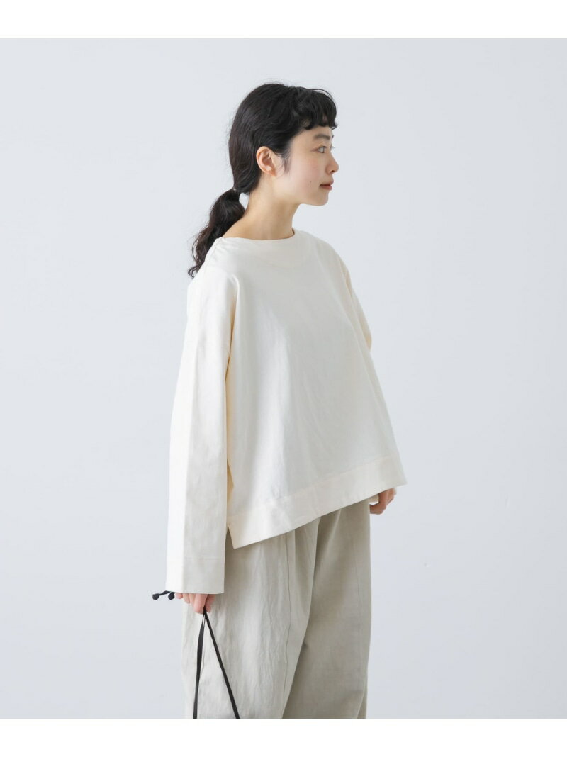 コットンボートネックカットソー かぐれ カグレ トップス カットソー・Tシャツ ブラック ホワイト【送料無料】[Rakuten Fashion]