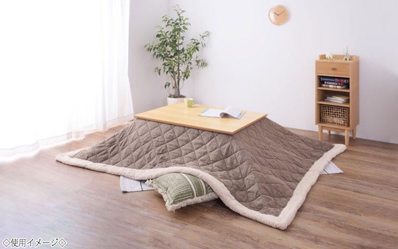 【送料無料】 こたつ布団 薄掛けコタツ布団 長方形 テーブルサイズ 幅120cm 奥行80cm 対応 ポリエステル AZ-0892 [2]