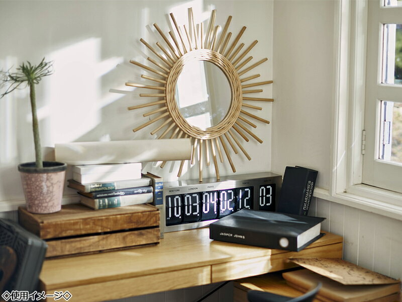 【送料無料】 ウォールミラー 鏡 姿見 壁掛け メイクミラー 卓上 立掛け 丸型 円型 幅60cm 高さ60cm 天然素材 ラタン 籐 シンプル おしゃれ ナチュラル AZ-1058