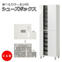 【室内搬入サービス付】 シューズボックス 靴箱 下駄箱 靴入れ 玄関収納 フットタイプ ハイタイプ 開き戸 両開き すきま収納 幅60cm 木製 FZ-0109