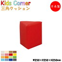 【法人送料無料】 【業務用】 キッズコーナー 三角クッション キッズスペース キッズファニチャー キッズルーム アミューズメント ビニールレザー張 MZ-0335