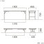 【法人送料無料】 【日本製/業務用】 座卓兼用テーブル 折畳テーブル ワークテーブル 幅150cm 奥行60cm アルミ脚 共巻 メラミン化粧板 木目 茶 NS-0121