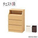 【送料無料】 チェスト 引き出し 3杯 幅60cmタイプ キャビネット ラック 洋服タンス 衣類収納 収納ケース 収納ボックス SR-0113