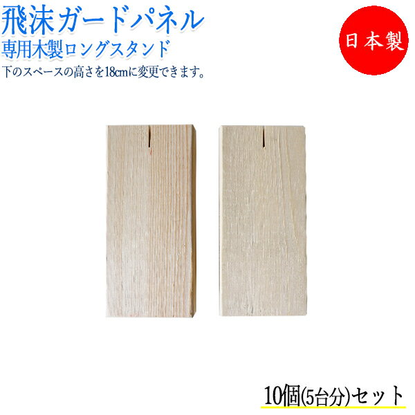 飛沫ガードパネル 専用 脚 オプション 10個セット 飛沫予防 拡散軽減 日本製 業務用 枠無し TM-0173