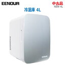 【中古】良品 EENOUR(イーノウ)冷温庫 4L NEW-4L ホワイト 右開き保冷・保温用 AC/DC給電 12V車載用(2508)
