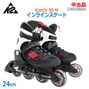 【中古】良品 K2(ケーツー)KINETIC80 W インラインスケート 24.0cm ブラック/ベリーI200200601 WOMEN’S レディース(231...