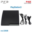 【中古】4点セット＋ソフト3本サービス SONY(ソニー)PS3 CECH-2500B 320GB チャコールブラック※コントローラ不足 PlayStation3 プレステ3(1992)