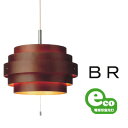 (お買い物マラソン)【送料無料】 シーリングライト (アウトレット品) RING(L) 北欧 LIGHT デザイン 人気 エコ ECO 【ブラウン】