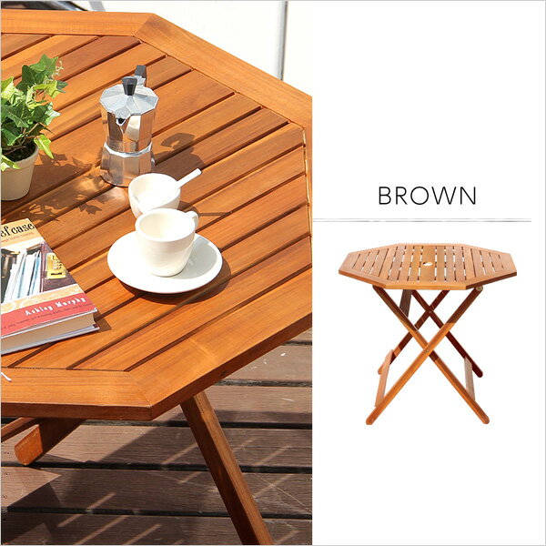 (スーパーセール)90cm アジアン カフェ風 テラス 八角テーブル so -sss