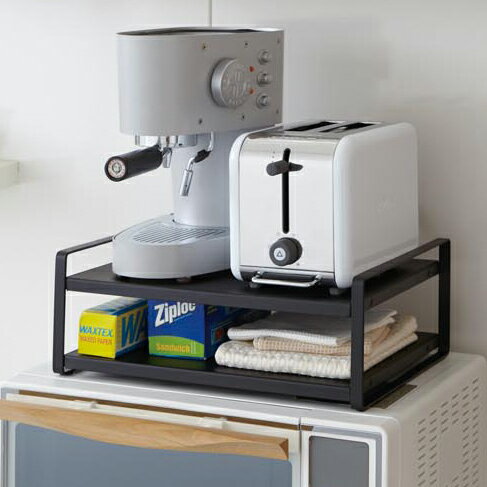 7939 キッチンラック レンジ上ラック タワー ブラック 雑貨 山崎実業 07939 [227950]