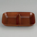 【P2倍/GW特別SALE】 Woody 仕切皿 ライトブラウン tou-mym-248287