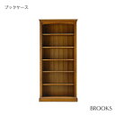 ブックケース BROOKS 本棚 ブックシェルフ シェルフ オープンラック 収納 飾り棚 コレクション 天然木 ナラ材 幅89.5 奥行39 高さ190 木製 ...