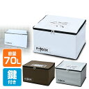 宅配ボックス P-BOX(ピーボ) 軽量 折りたたみ 70リットル 印鑑ポケット・盗難防止ワイヤー・鍵付き ASPB-1 宅配BOX 宅配ポスト 一戸建て用 マンション 【送料無料】 山善/YAMAZEN/ヤマゼン