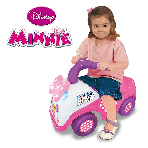 乗用玩具 ライト＆サウンド ディズニーミニー 6630003001 乗用玩具 キッズ 足けり ミニー ディズニー 女の子 足けり乗用 押し車 こども 子供 子ども おもちゃ クリスマス 日本育児 【送料無料】のサムネイル