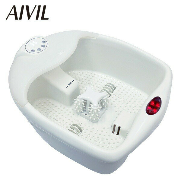 AIVIL (アイビル) フットバス Le Pied ルピエ LP-17L03 ホワイト 本体サイズ 幅38.6×奥行45.9×高さ24.3cm　重量2.9kg 商品説明 ●電源：AC100V(50/60Hz)●消費電力：360W●電源コー...