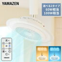 シーリングファン シーリングファンライト 扇風機 サーキュレーター 導光板 LED 調色 調光 天井照明 60W相当 100W相当 DFLC-60/DFLC-1...