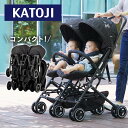 カトージ KATOJI 2人乗り コンパクトベビーカー yokoyoko 双子用 (新生児〜体重15kg) 41308 本体サイズ 幅83.5×奥行72.5×高さ104cm幅54.5×奥行50×高さ63.5cm(折りたたみ時)シートの高さ4...