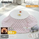 こたつ こたつテーブル コタツ こたつセット 80×80cm 円形 丸型 布団セット こたつ布団 おしゃれ 一人用 ヒーター 300W LCR-80 ホワイト ...