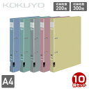Dリングファイル A4 縦 2穴 (収容寸法:20mm/30mm) 10冊セット フ-FD420N/フ-FD430N リングファイル ファイル 厚型ファイル タ...