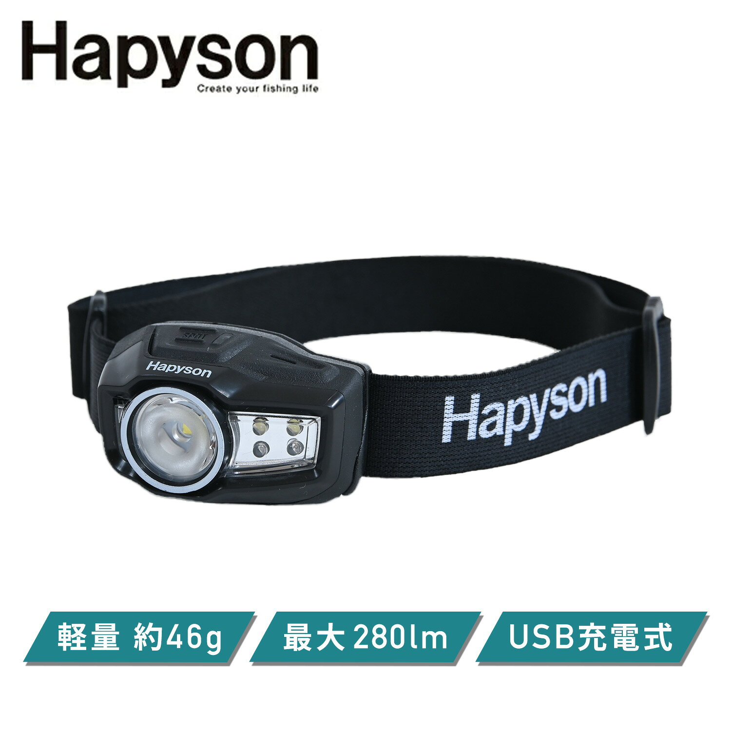 楽天市場】ヘッドランプ hapyson yf－230の通販
