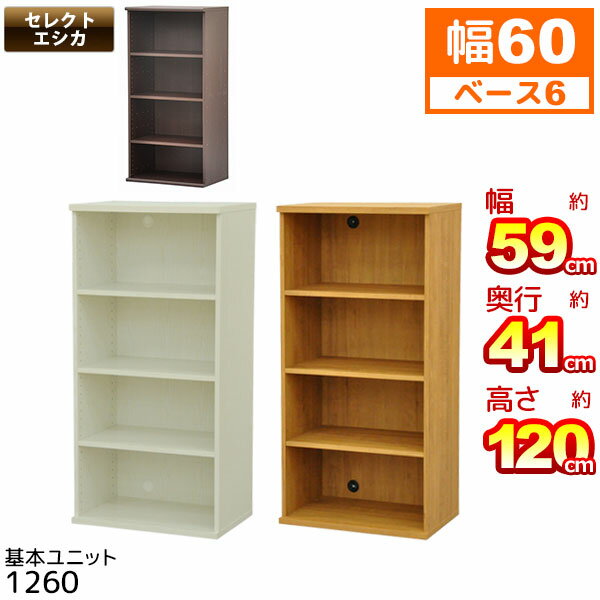 収納棚 幅60cm 奥行40cm (S)セレクトエ