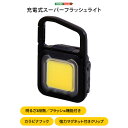 フラッシュライト 小型 軽量 防水 充電式 45g 散歩 ライト おすすめ 600ルーメン カラビナフック 強力マグネット付きクリップ コンパクト スーパーフラ...